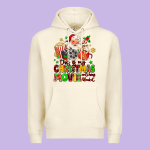This Is My Christmas Movie Watching Blanket Premium Hoodie Designed By Maliassmallbusiness