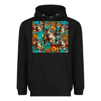 Black mustang horse western Heavyweight Hoodie - LillyAllenDesigns