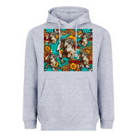 Mustang Horse Western Heavyweight Hoodie | Teevron