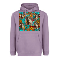Lavender mustang horse western Heavyweight Hoodie - LillyAllenDesigns
