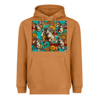 Meerkat mustang horse western Heavyweight Hoodie - LillyAllenDesigns
