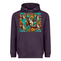 Plum mustang horse western Heavyweight Hoodie - LillyAllenDesigns