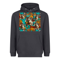 Smoke mustang horse western Heavyweight Hoodie - LillyAllenDesigns