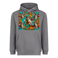 Storm mustang horse western Heavyweight Hoodie - LillyAllenDesigns