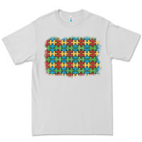 Dove Grey autism awareness background Premium Tee - Artiststas