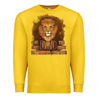 Lemon Dad The Man Leather Background Premium Sweatshirt - Jasminsmagicworld