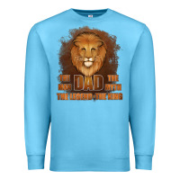 Ocean Blue Dad The Man Leather Background Premium Sweatshirt - Jasminsmagicworld