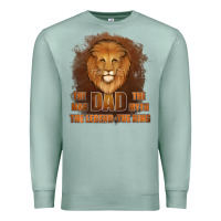 Seafoam Dad The Man Leather Background Premium Sweatshirt - Jasminsmagicworld