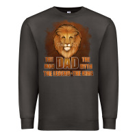Smoke Dad The Man Leather Background Premium Sweatshirt - Jasminsmagicworld