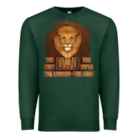 Sports Green Dad The Man Leather Background Premium Sweatshirt - Jasminsmagicworld