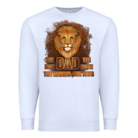 White Dad The Man Leather Background Premium Sweatshirt - Jasminsmagicworld