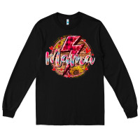 Black mama lighting bolt Long Sleeve Tee - RacoonDesign