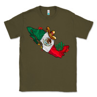 Army Green mexico Classic Tee - CowhideDigitalArt