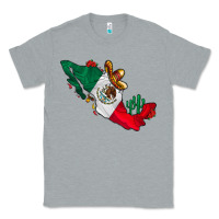Heather Grey mexico Classic Tee - CowhideDigitalArt