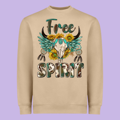 Heavyweight Sweatshirt western boho free spirit