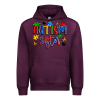 Mauve Wine autism sister Urban Hoodie - Artiststas