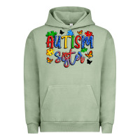 Pigment Oil Green autism sister Urban Hoodie - Artiststas