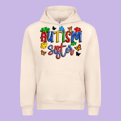 Autism Sister Urban Hoodie Designed By Artiststas