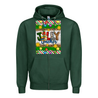 Sports Green Christmas jolly teacher Zipper Hoodie - Artiststas