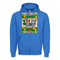 True Royal Christmas jolly teacher Zipper Hoodie - Artiststas