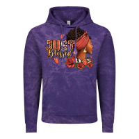 Cloud Purple Just blessed afro woman with roses Vintage Hoodie - RanaPortraitStore