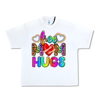 White free mom hugs Urban Heavy Tee - Zillion Design Studio