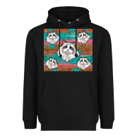 Black Western Ragdoll Cat Heavyweight Hoodie - LillyAllenDesigns