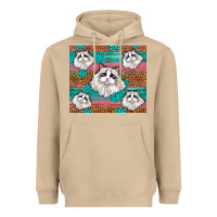 Mushroom Western Ragdoll Cat Heavyweight Hoodie - LillyAllenDesigns