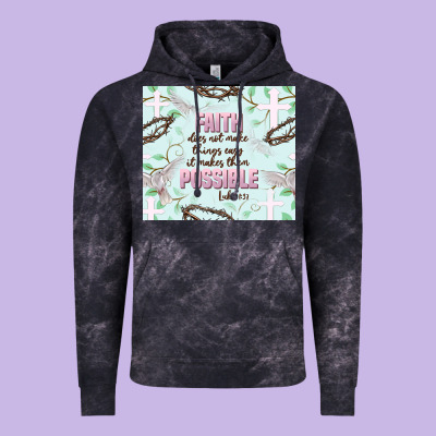 Faith Does Not Make Things Easy Vintage Hoodie Designed By Jahusdesignshop