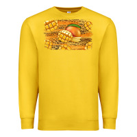 Lemon Mango Background Premium Sweatshirt - Jasminsmagicworld