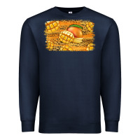 Navy Mango Background Premium Sweatshirt - Jasminsmagicworld