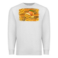 Oatmeal Heather Mango Background Premium Sweatshirt - Jasminsmagicworld