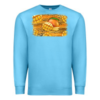 Ocean Blue Mango Background Premium Sweatshirt - Jasminsmagicworld