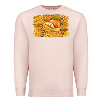 Pale Pink Mango Background Premium Sweatshirt - Jasminsmagicworld