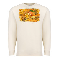 Sandshell Mango Background Premium Sweatshirt - Jasminsmagicworld