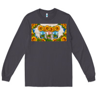 Smoke american mason jar sunflower license plate Long Sleeve Tee - HRA Design Shop