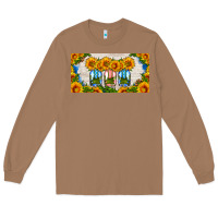 Toasted Coconut american mason jar sunflower license plate Long Sleeve Tee - HRA Design Shop