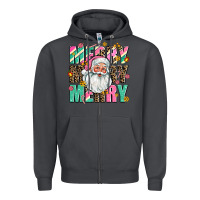 Smoke merry merry merry Zipper Hoodie - AdoDesignShop