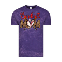 Cloud Purple baseball mom Vintage Tee - Zillion Design Studio