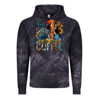 Cloud Black Just a girl who loves coffee Vintage Hoodie - RanaPortraitStore