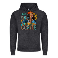 Vintage Black Just a girl who loves coffee Vintage Hoodie - RanaPortraitStore