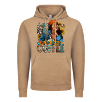 Vintage Coffee Just a girl who loves coffee Vintage Hoodie - RanaPortraitStore