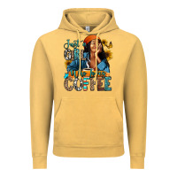 Vintage Mustard Just a girl who loves coffee Vintage Hoodie - RanaPortraitStore