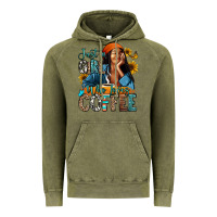 Vintage Olive Just a girl who loves coffee Vintage Hoodie - RanaPortraitStore