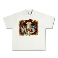Pistachio heifer cow christmas western background Urban Heavy Tee - RanaPortraitStore