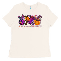Bone peace love halloween Ladies Tee - AdoDesignShop