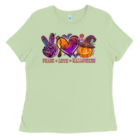 Matcha peace love halloween Ladies Tee - AdoDesignShop