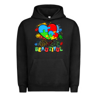 Pigment Black different is beautiful Urban Hoodie - Artiststas