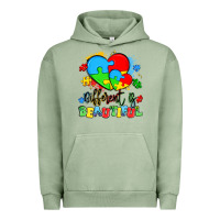 Pigment Oil Green different is beautiful Urban Hoodie - Artiststas