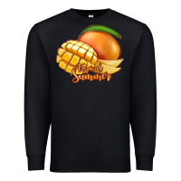Black Mango Tropical Summer Premium Sweatshirt - Jasminsmagicworld